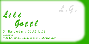 lili gottl business card